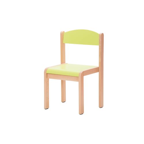 Beech chair Novum H.35 cm lime - 4529207F