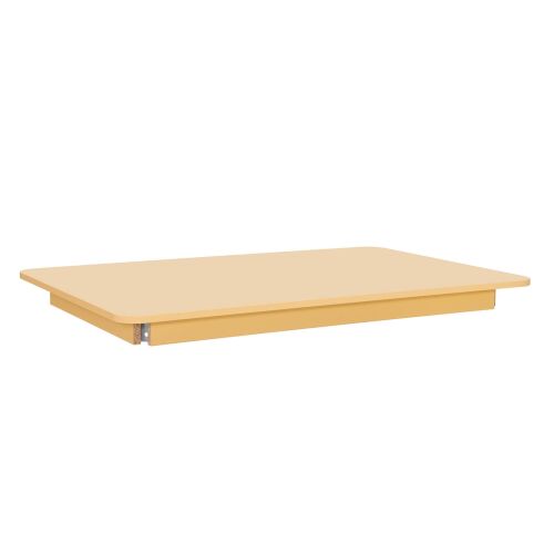 Coloured table top, yellow - rectangular - 4468945