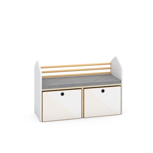 FLO Cabinet with a Seat, white - 6513119