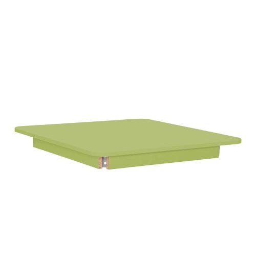 Coloured table top, green - square - 4468927