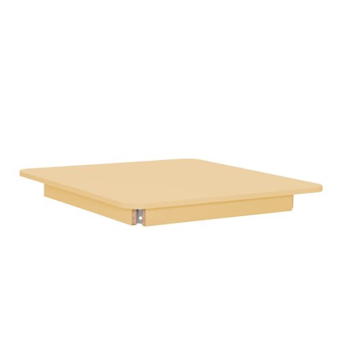 Coloured table top, yellow - square - 4468925