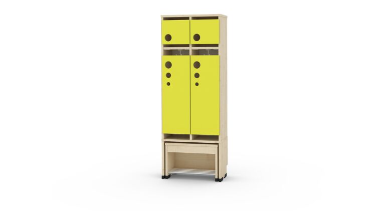 Cloakroom with a moveable seat - universal body 2, seat height: 31cm - 6512450EX_6.jpg