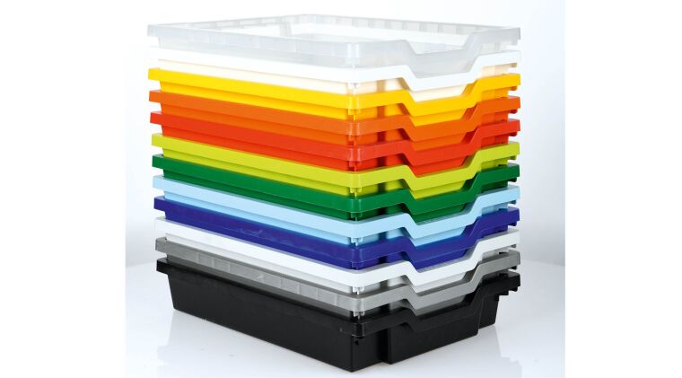 Small Gratnells Container, transparent, with beige runners - 372026MB_2.jpg
