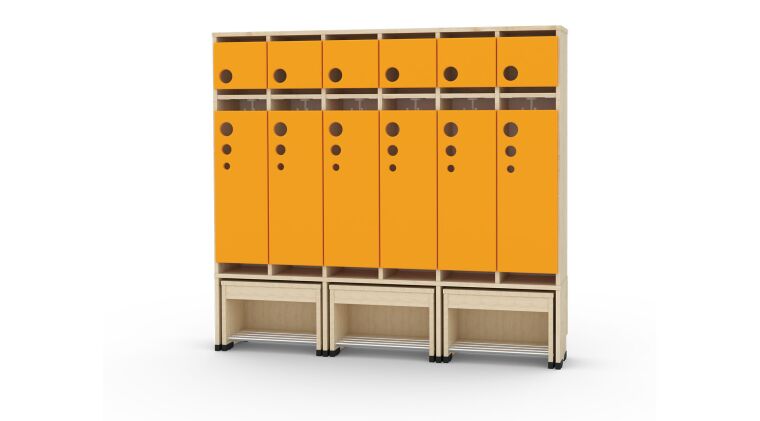 Cloakroom with a moveable seat - universal body 6, seat height: 35cm - 6512481EX_3.jpg