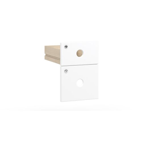 Door and drawer for Feria desk white, MDF - 6512723REX