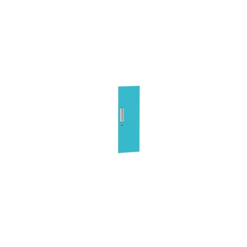 Door with locker, blue - 6513265I