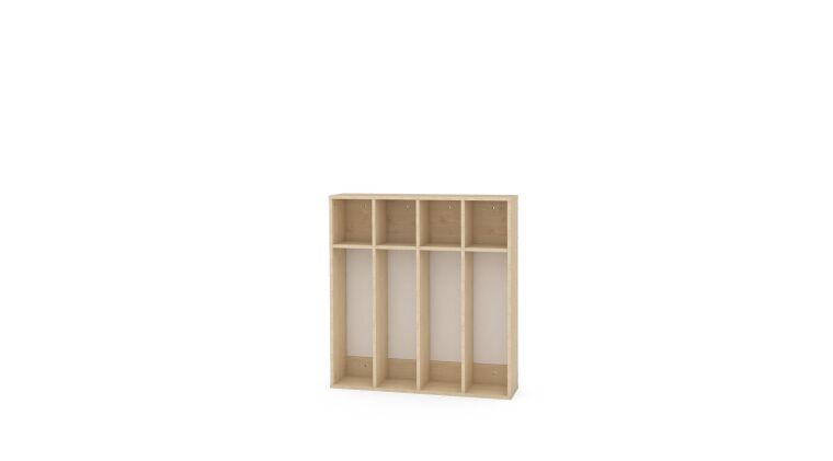 Universal hanging cloakroom 4, maple - 6513201_2.jpg