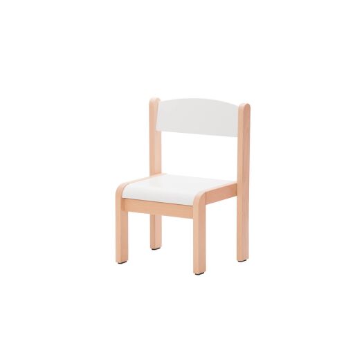 Beech chair Novum H. 26 white - 4529401F