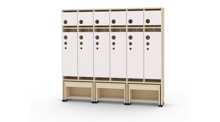 Cloakroom with a moveable seat - universal body 6, seat height: 35cm - 6512481EX_7.jpg