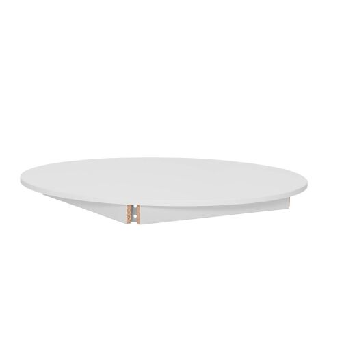 Coloured table top, white - round - 4468990