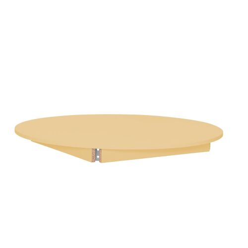 Coloured table top, yellow - round - 4468995