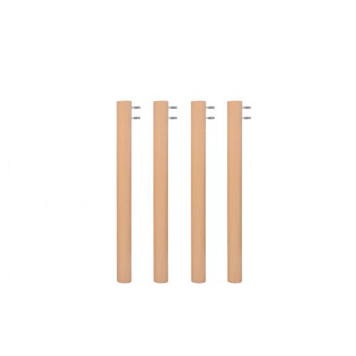Set of wooden legs for table, 38 cm - 6512533