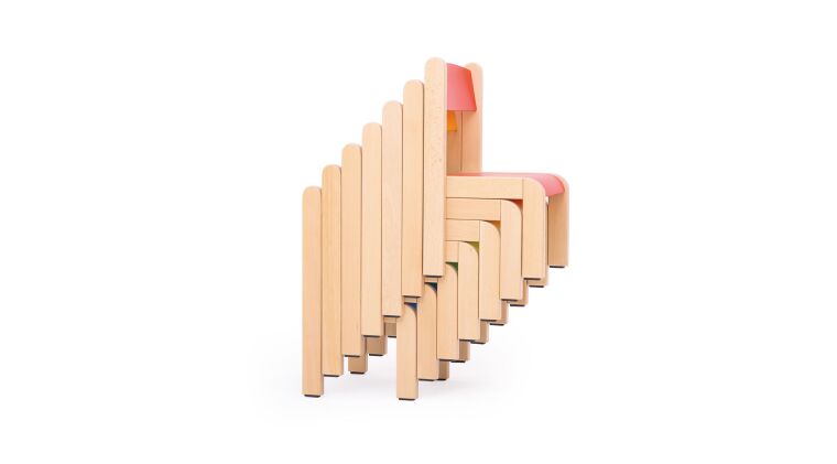 Beech chair Novum H 21 cm, yellow - 4529506F_4.jpg