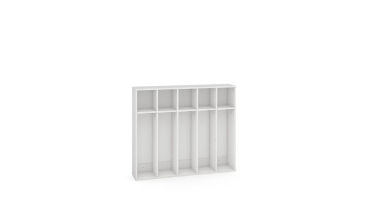 Universal hanging cloakroom 5, white - 6513202.jpg