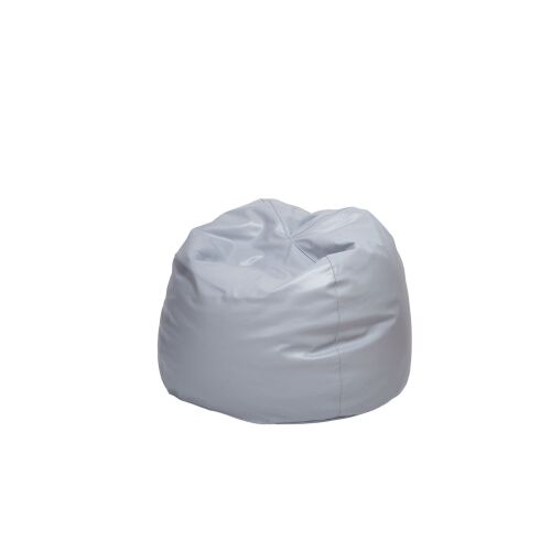 Huge pouf with granulate grey - 4641172