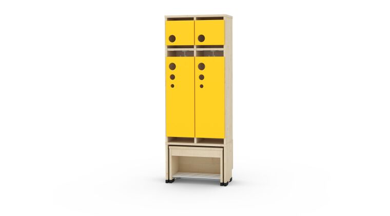 Cloakroom with a moveable seat - universal body 2, seat height: 31cm - 6512450EX_4.jpg