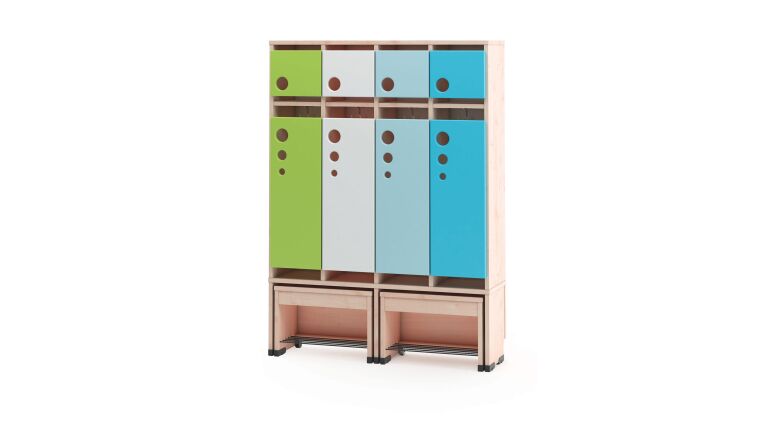 Cloakroom with a moveable seat - universal body 4, seat height: 26cm - 6512478EX.jpg