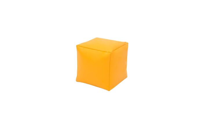 Pouf with granulate small, dark yellow - 4641680_3.jpg