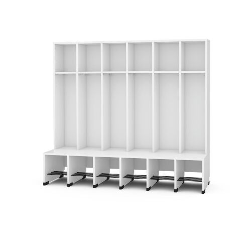 Universal cloakroom 6, white - 6513099