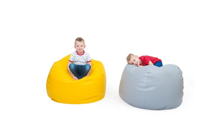 Huge pouf with granulate grey - 4641172_4.jpg