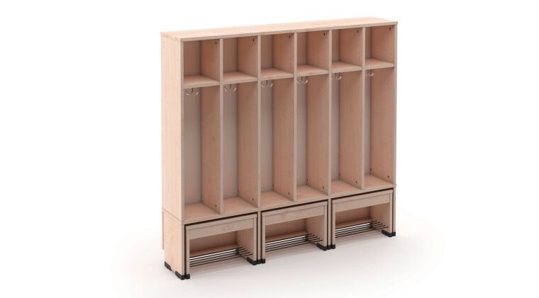 Cloakroom with a moveable seat - universal body 6, seat height: 26cm - 6512480EX_13.jpg
