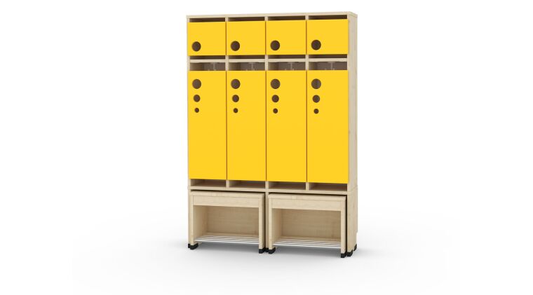 Cloakroom with a moveable seat - universal body 4, seat height: 35cm - 6512479EX_4.jpg