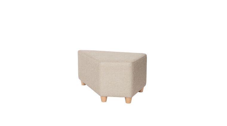 Pouf Foyer 3/4 - Canvas 109335 flame retardant - 7010043.jpg
