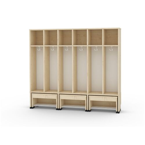 Sit & Stand Cloakroom 6, SH 26cm, flame redardant - 6513028EX