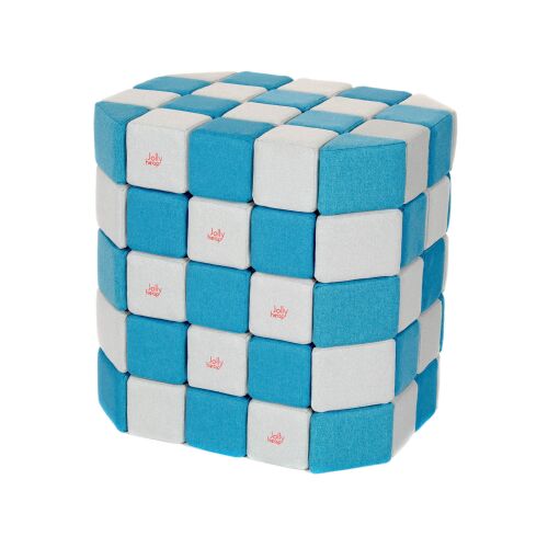 Jolly Heap magnetic blocks, gray-turquoise - 6306195