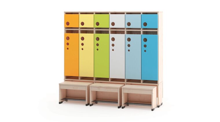 Cloakroom with a moveable seat - universal body 6, seat height: 26cm - 6512480EX_3.jpg