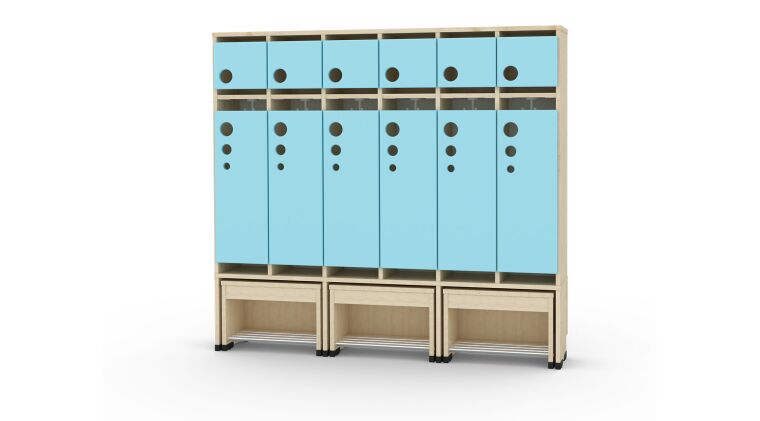 Cloakroom with a moveable seat - universal body 6, seat height: 35cm - 6512481EX_8.jpg