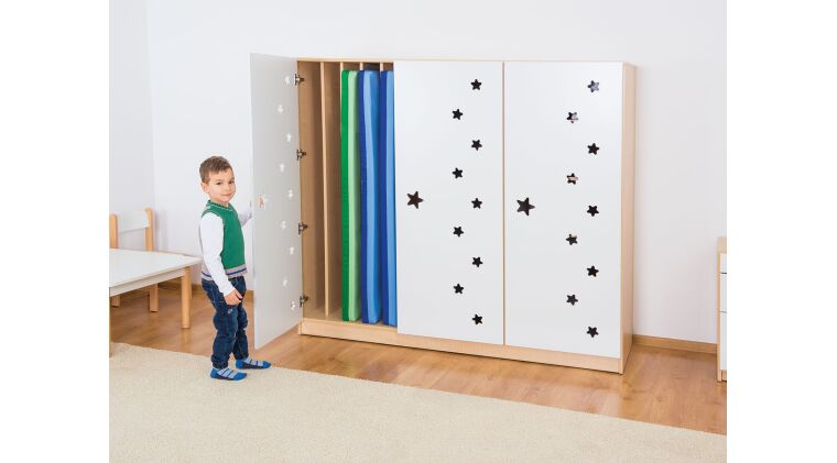 Pre-school mattress, light blue/blue. - 4641064_6.jpg