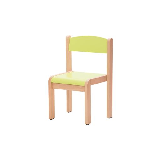 Beech chair Novum H.31 cm lime - 4529107F