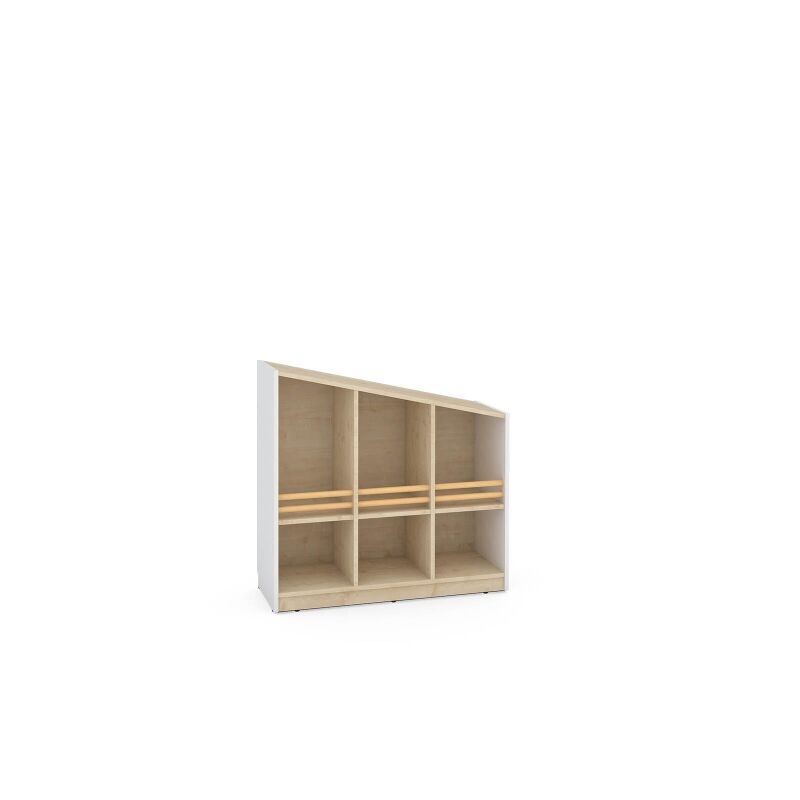 FLO Low Cabinet, left, white