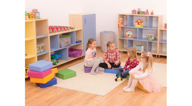A set of rainbow poufs - 4640445_3.jpg