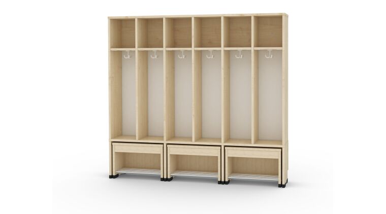 Cloakroom with a moveable seat - universal body 6, seat height: 35cm - 6512481EX.jpg