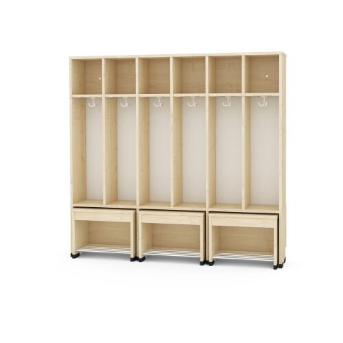 Sit & Stand Cloakroom 6, SH 31cm, flame redardant - 6513029EX