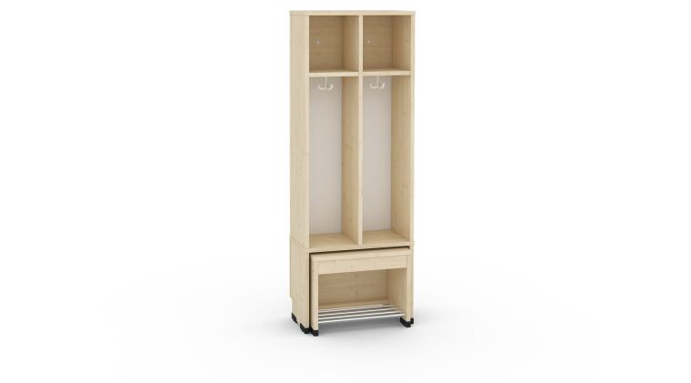 Cloakroom with a moveable seat - universal body 2, seat height: 35cm - 6512477EX_2.jpg