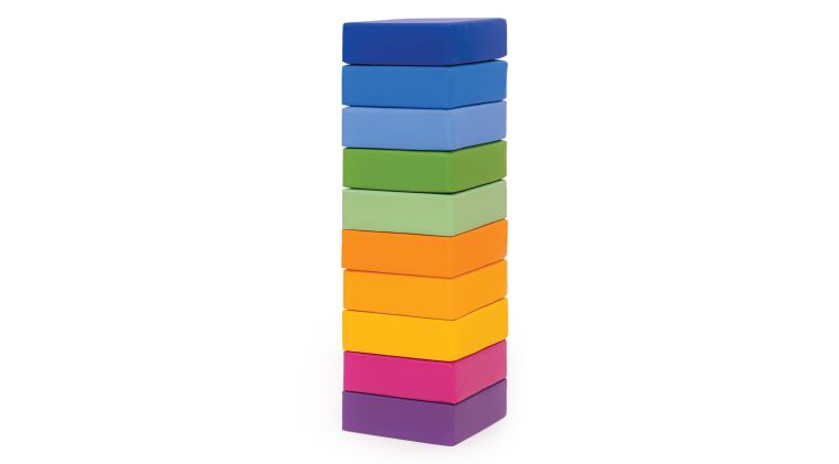 A set of rainbow poufs - 4640445.jpg