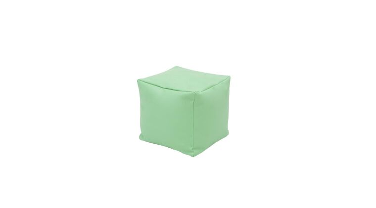Pouf with granulate small, green pastel - 4641682_3.jpg