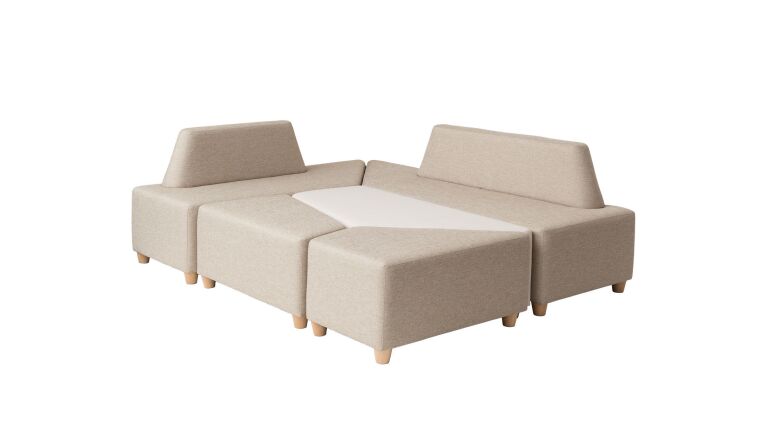 Pouf Foyer 3/5 - Canvas 109025 flame retardant - 7010044_3.jpg