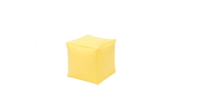 Pouf with granulate small, yellow pastel - 4641679_3.jpg