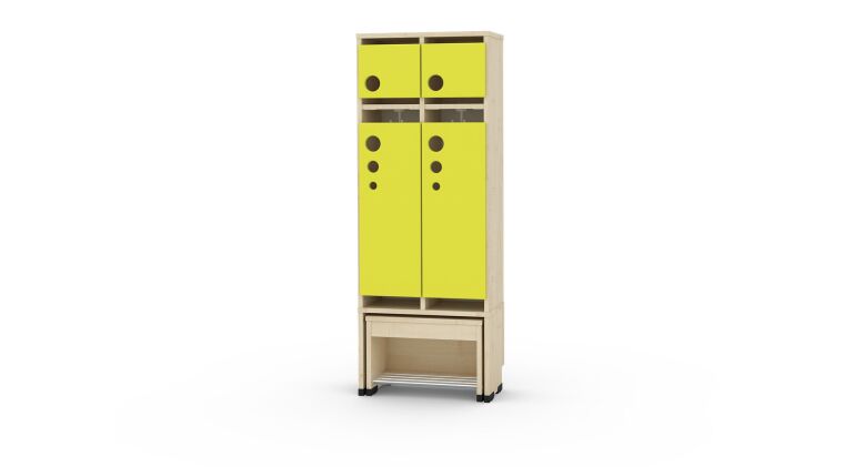 Cloakroom with a moveable seat - universal body 2,  seat height: 31cm - 6512450EX_6.jpg