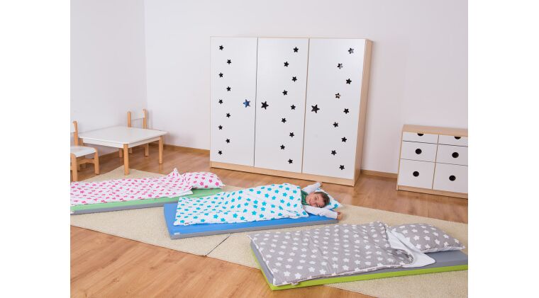 Nursery mattress, aquamarine - gray - 4641076_4.jpg