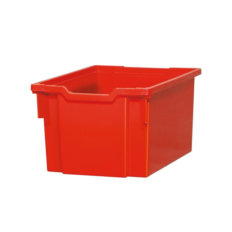 Large container red, with beige runners