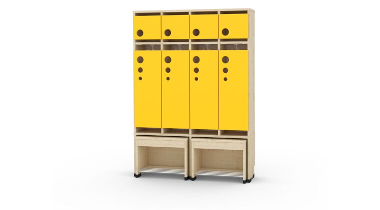 Cloakroom with a moveable seat - universal body 4, seat height:  35cm - 6512479EX_4.jpg