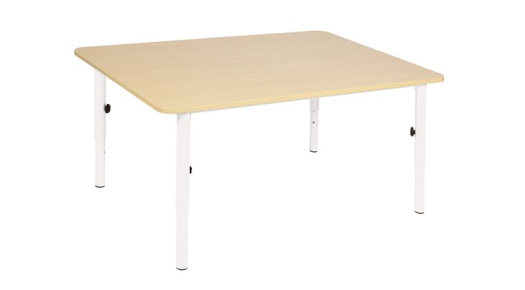 Adjustable preschool table, white - 4411011K.jpg