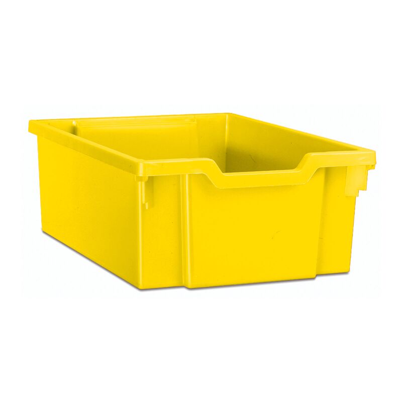 Medium container yellow, with beige runners