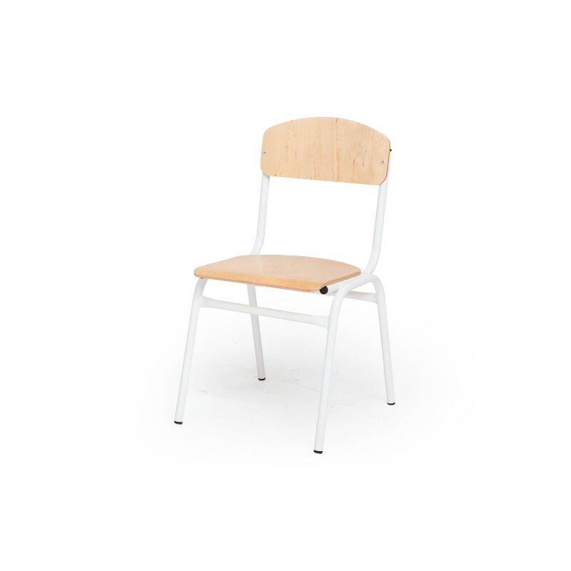 Adam chair, SH 38 cm white