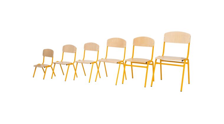 Adam chair SH 38 cm yellow - 6307542_2.jpg